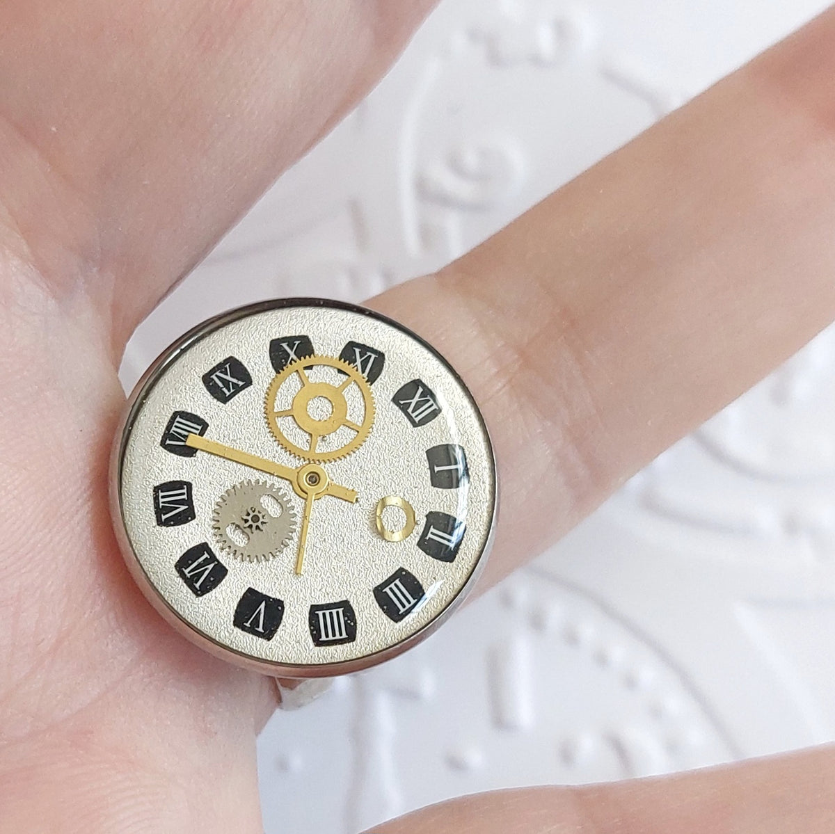 Hemobllo 3 Pezzi Orologio Anello Cerchio Dito Decorativo Orologio Hemobllo 3 Pezzi Orologio Anello Cerchio Dito Decorativo Orologio