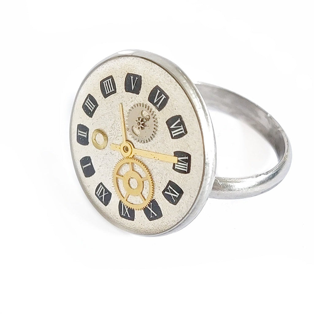 ANELLO QUADRANTE NUMERI ROMANI Artedi arte in divenire