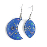 ORECCHINI LUNA BLU