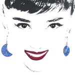 ORECCHINI LUNA BLU