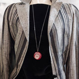 CIONDOLO DOUBLE FACE ROSSO