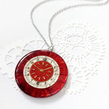 CIONDOLO DOUBLE FACE ROSSO