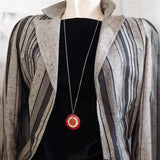 CIONDOLO DOUBLE FACE ROSSO