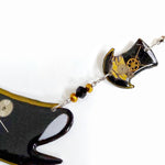 Collana steampunk con cappello del cappellaio matto di "Alice nel paese delle meraviglie".