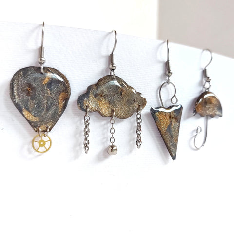ORECCHINI CIELO BRONZO