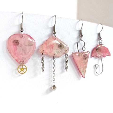 ORECCHINI CIELO ROSA