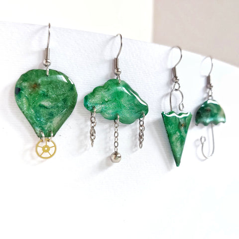 ORECCHINI CIELO VERDE
